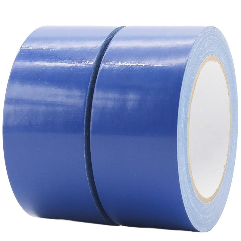 ROSEUP 2 Pack Duct Tape Heavy Duty,7.5 Mil Thickness,2 Inches x 30 Yards,Flexible,No Residue,Waterproof and Tear by Hand,Multi-Use for Indoor & Outdoor, Blue - Image 1